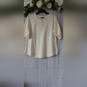 Ralph Lauren Beige Short Sleeve Top